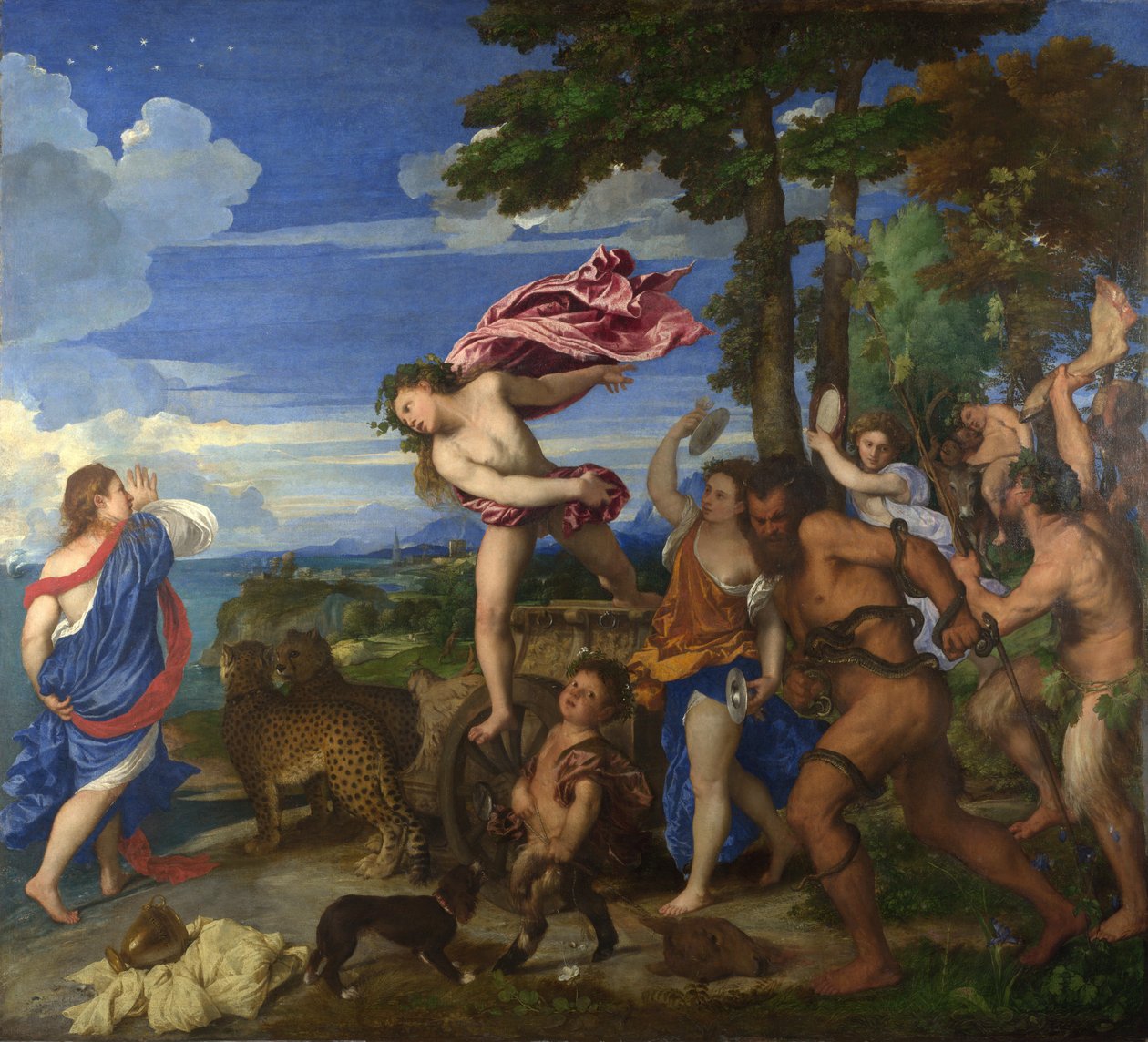 Bachus i Ariadna autorstwa Tiziano Vecelli