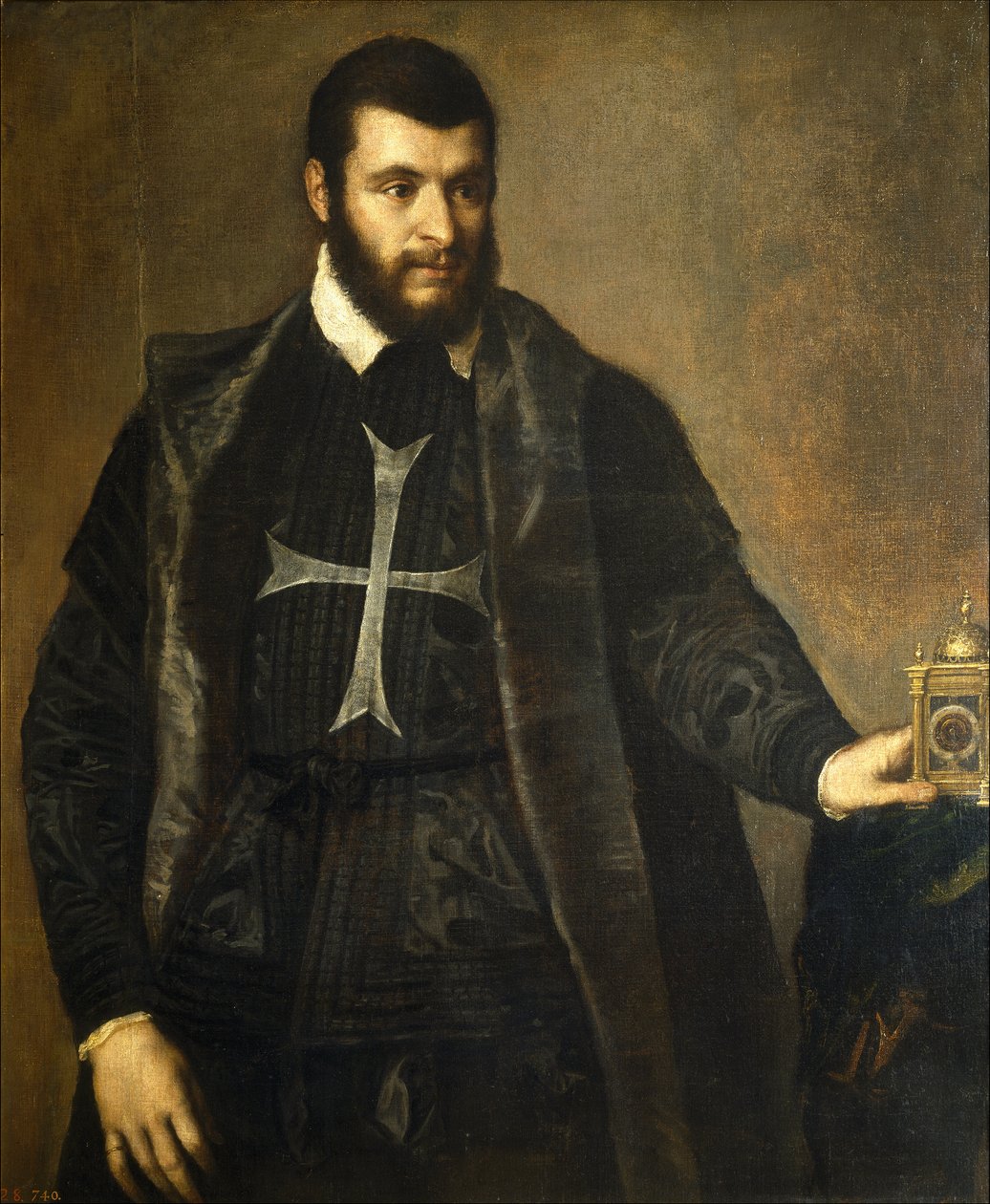 Rycerz Maltański z zegarkiem autorstwa Tiziano Vecelli