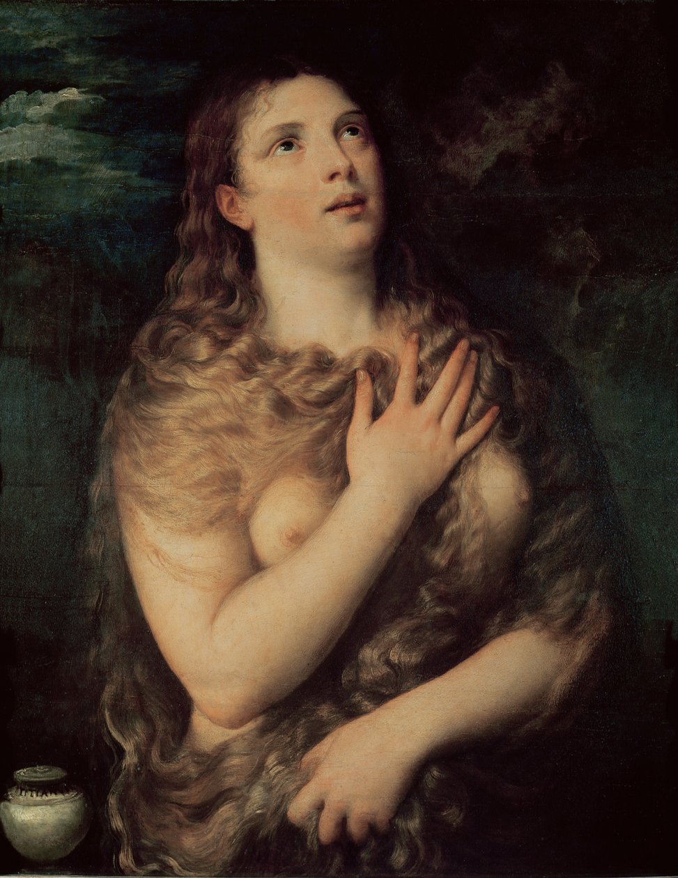Maria Magdalena autorstwa Tiziano Vecelli