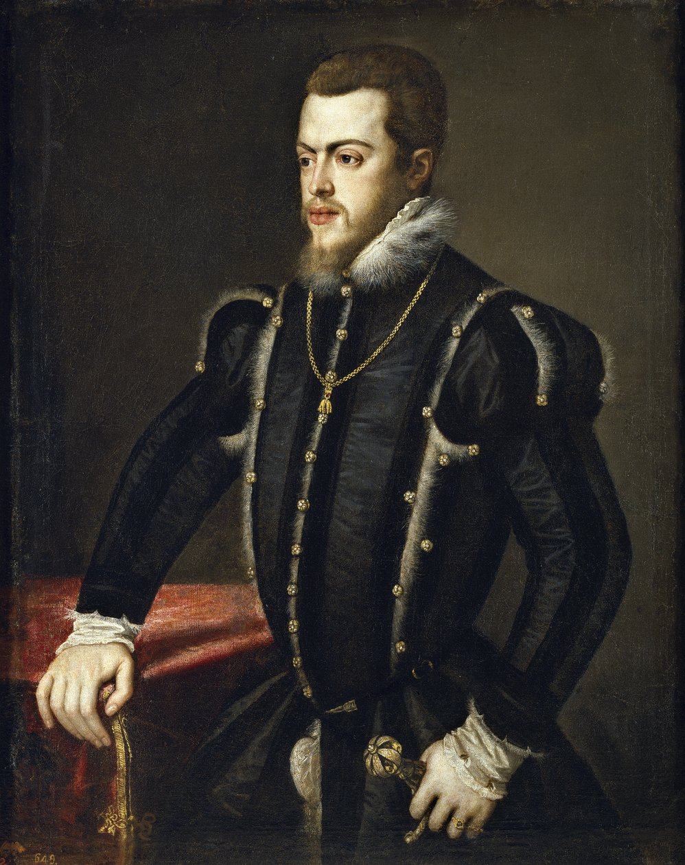 Portret Filipa II autorstwa Tiziano Vecelli