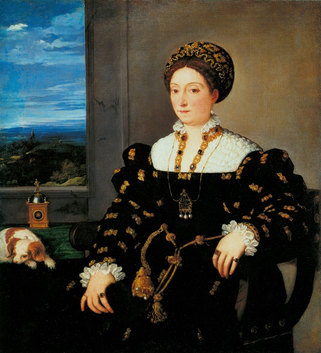 Portret Eleonory Gonzaga autorstwa Tiziano Vecelli