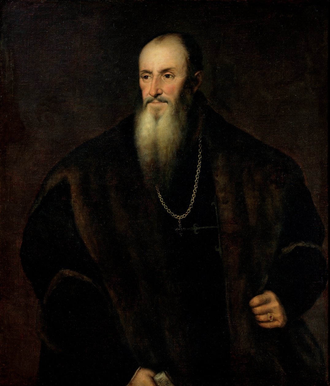 Portret Nicolasa Perrenota de Granvelle, 1548 autorstwa Tiziano Vecelli