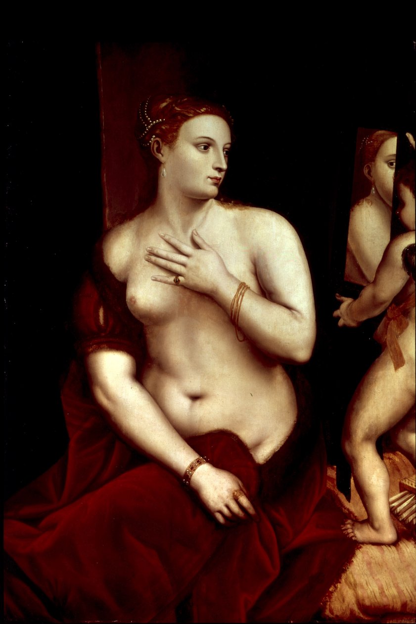 Wenus przed lustrem autorstwa Tiziano Vecelli