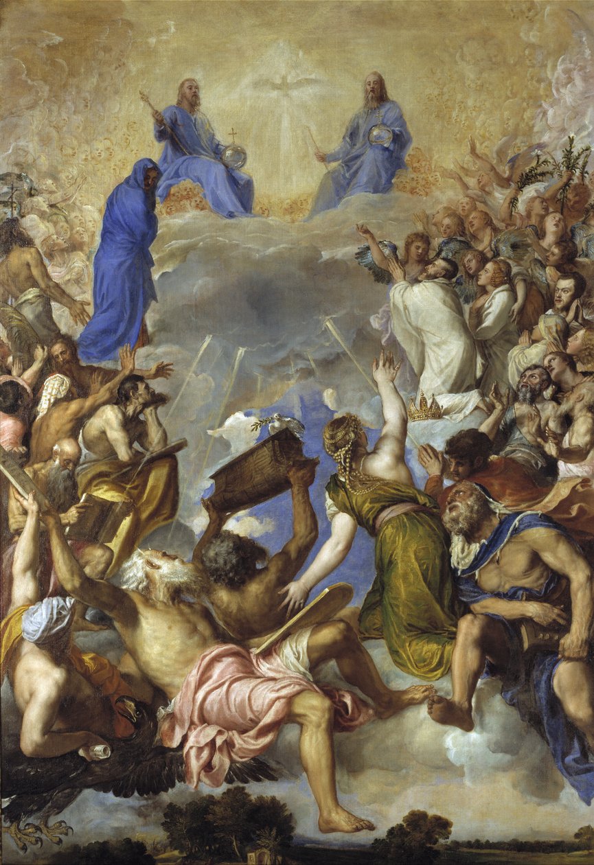 Gloria, 1551-1554 autorstwa Tiziano Vecelli