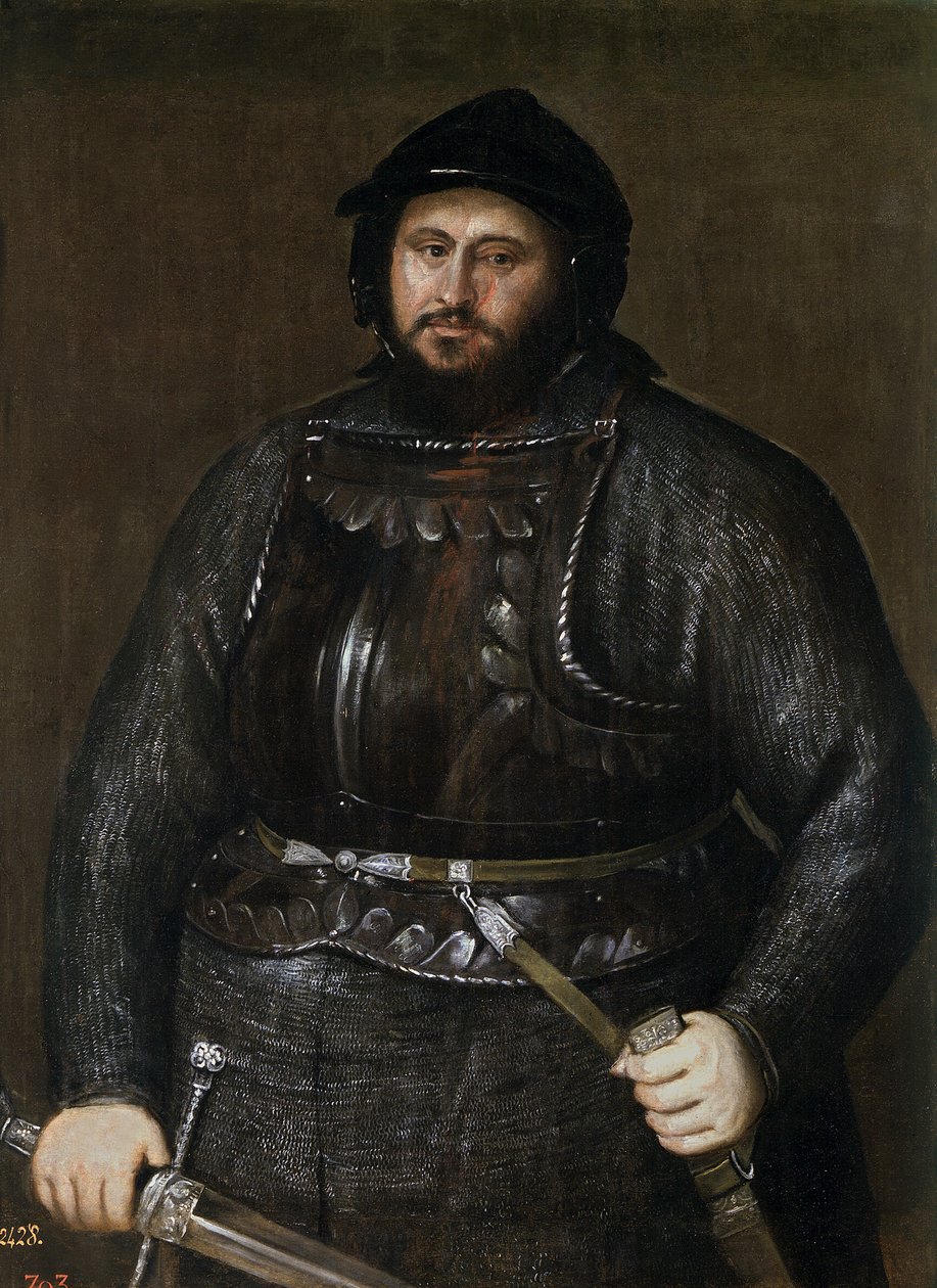 Jan Fryderyk I 1503-1554, elektor saski, 1548 autorstwa Tiziano Vecelli