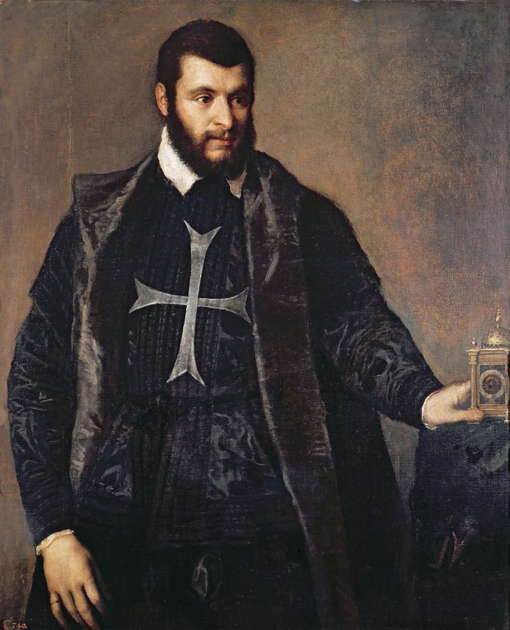 Portret Kawalera Zakonu Maltańskiego autorstwa Tiziano Vecelli