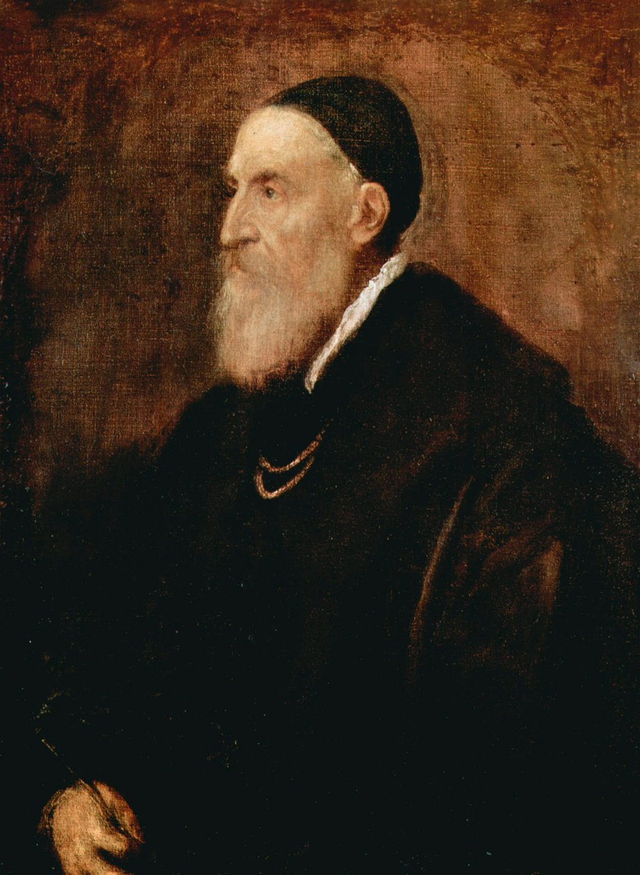 Autoportret, c1567 autorstwa Tiziano Vecelli