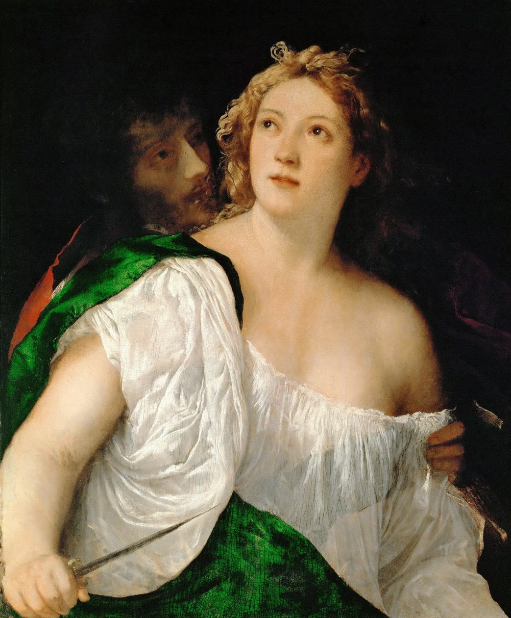 Tarkwiniusz i Lukrecja, 1516-1517 autorstwa Tiziano Vecelli