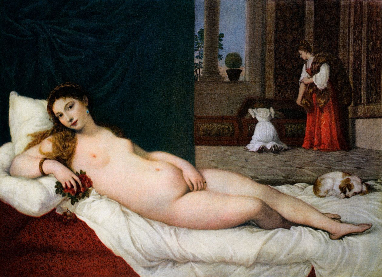 Wenus z Urbino, c1538, 1937 autorstwa Tiziano Vecelli