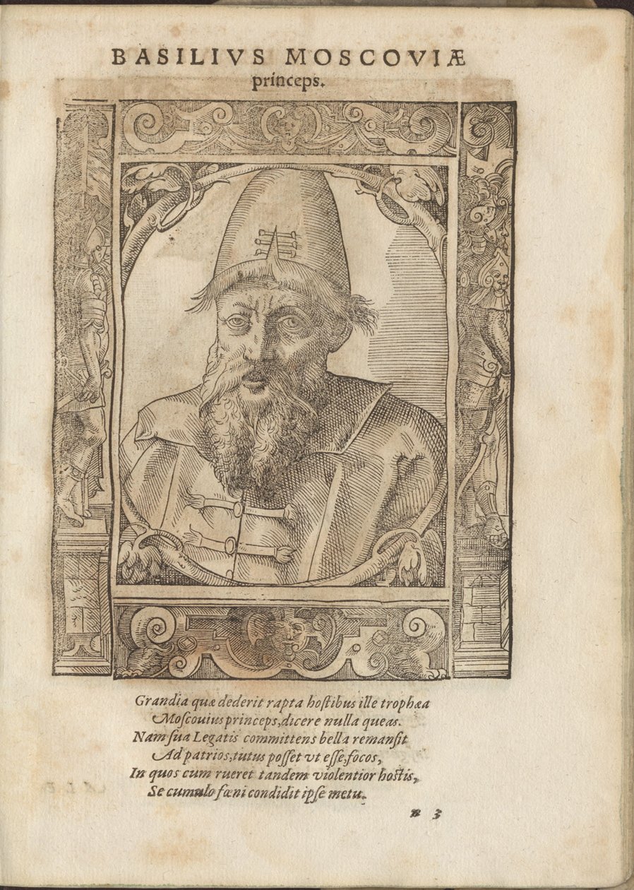 Portret cara Iwana IV Groźnego 1530-1584 autorstwa Tobias Stimmer