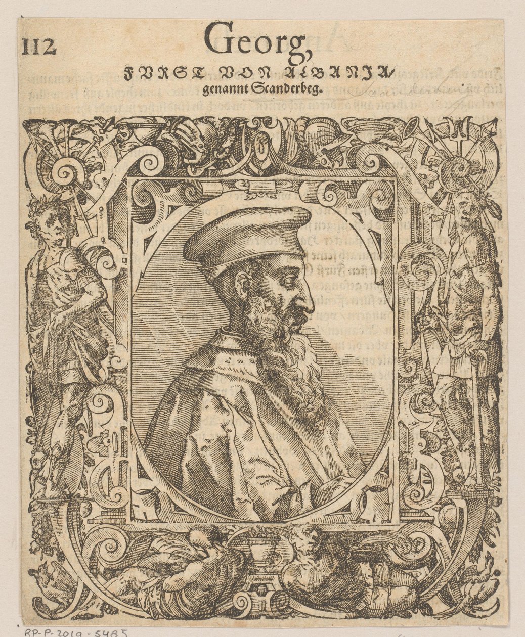 Portret Skanderbega autorstwa Tobias Stimmer