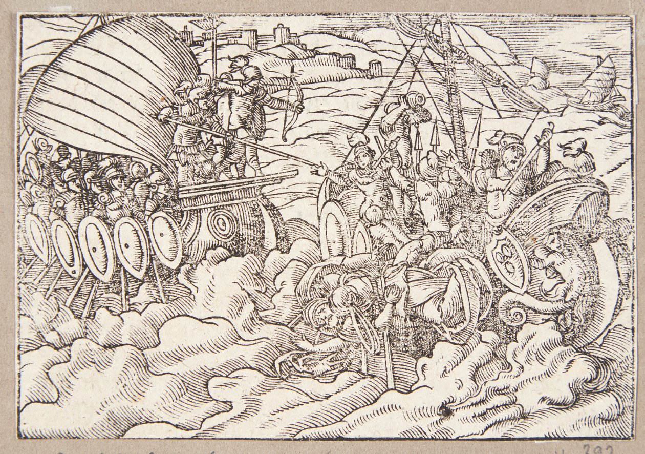 Theoxena e sua família morrem para o polimento do mar autorstwa Tobias Stimmer