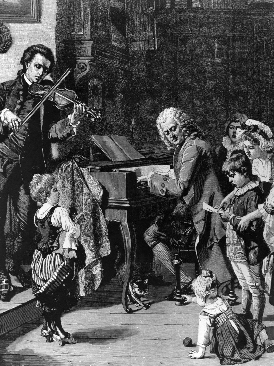 Jean Sebastien Bach (Johann Sebastian Bach autorstwa Toby Edward  Rosenthal