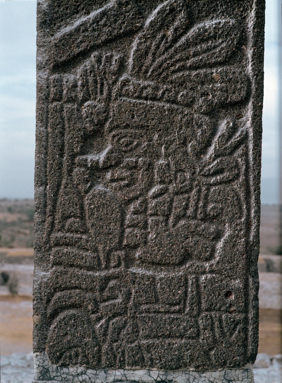 Relief świątyni Tlahuizcalpantecuhtli autorstwa Toltec Toltec