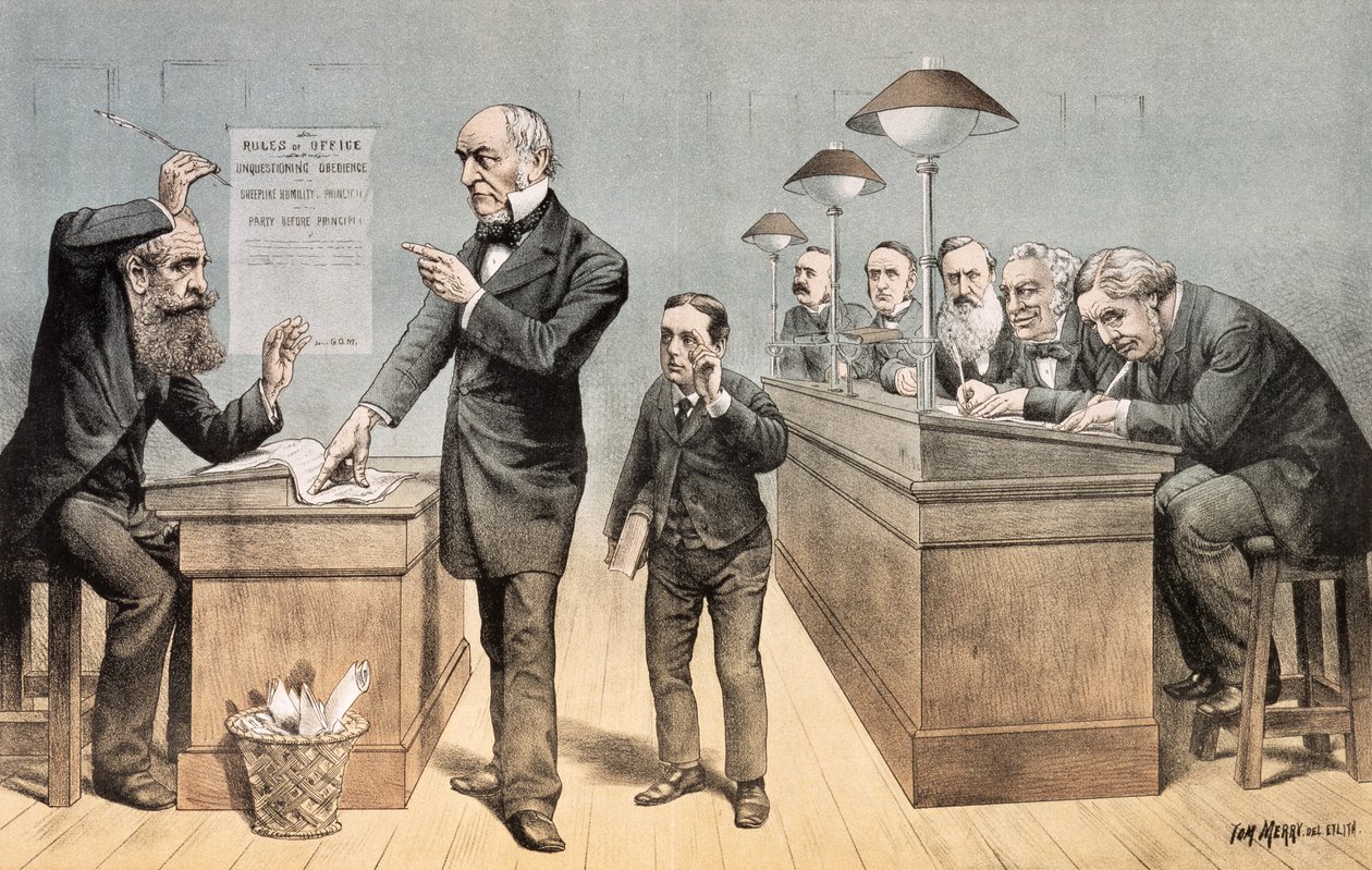 Pan Gladstone i jego urzędnicy z 