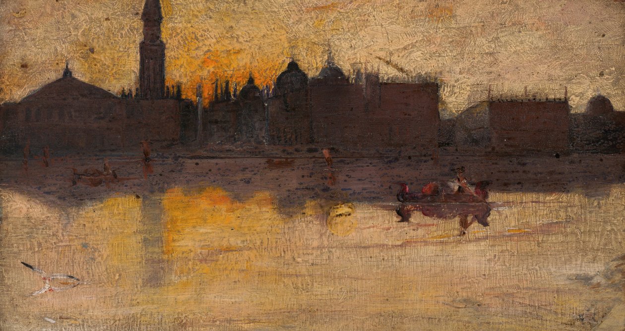 Szary dzień na wiosnę, Wenecja autorstwa Tom Roberts