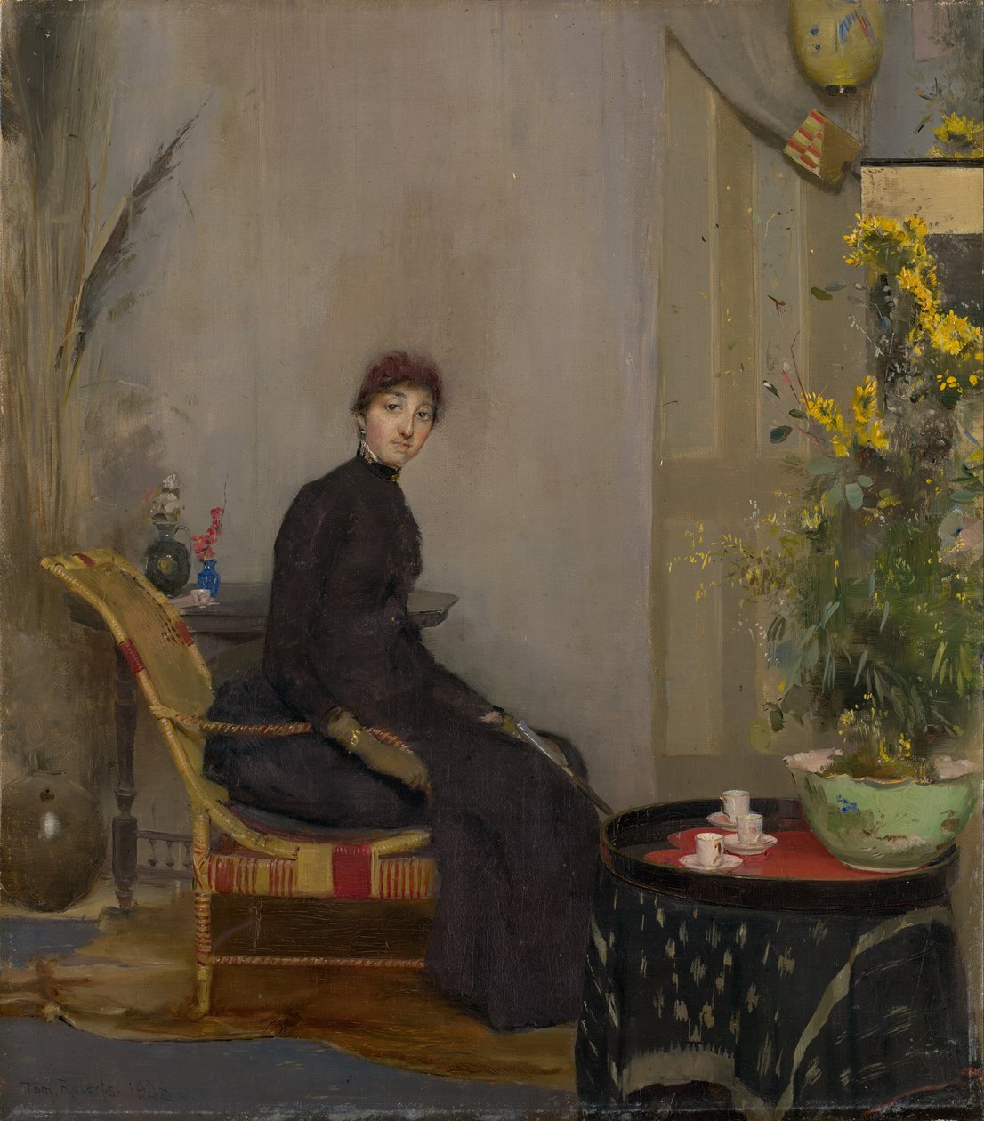 pani za. a. Abrahams autorstwa Tom Roberts