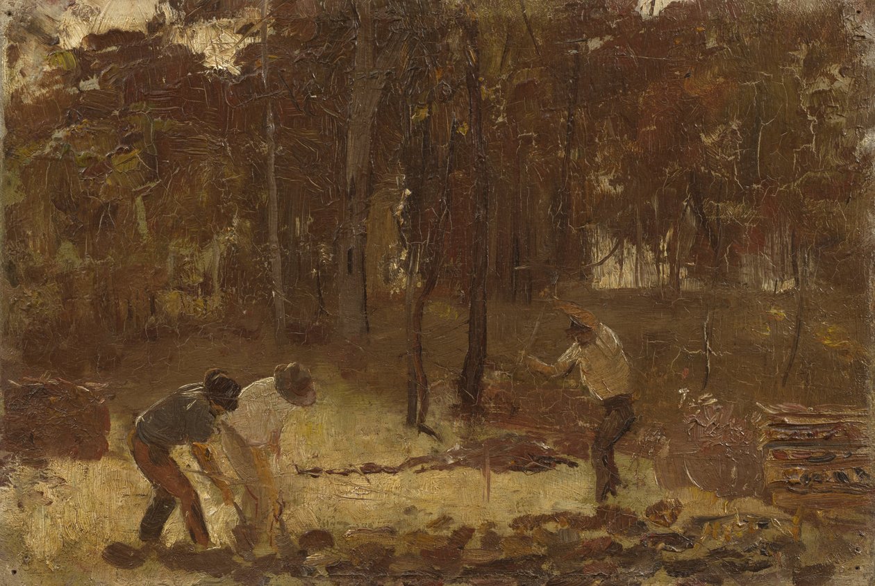 Obracanie ziemi (Szkic dla palników na węgiel drzewny) autorstwa Tom Roberts