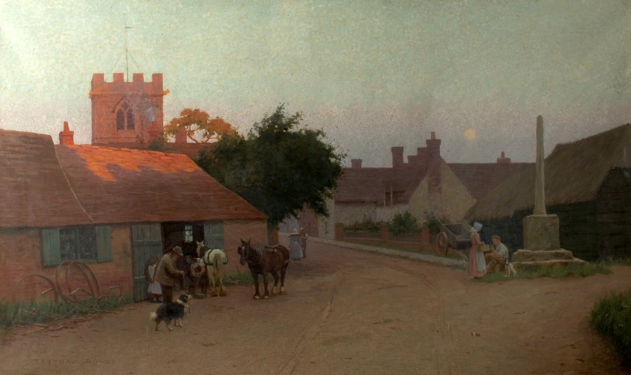 Blask wieczoru, 1909 autorstwa Tom Trythall Rowe