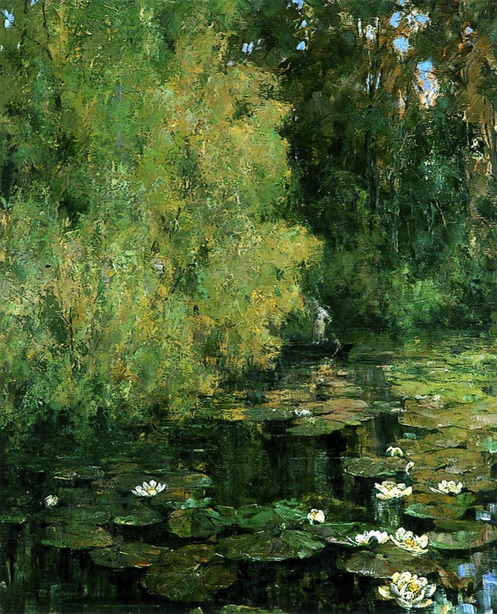 Basen z liliami, 1905 autorstwa Tom Clifton Butterfield