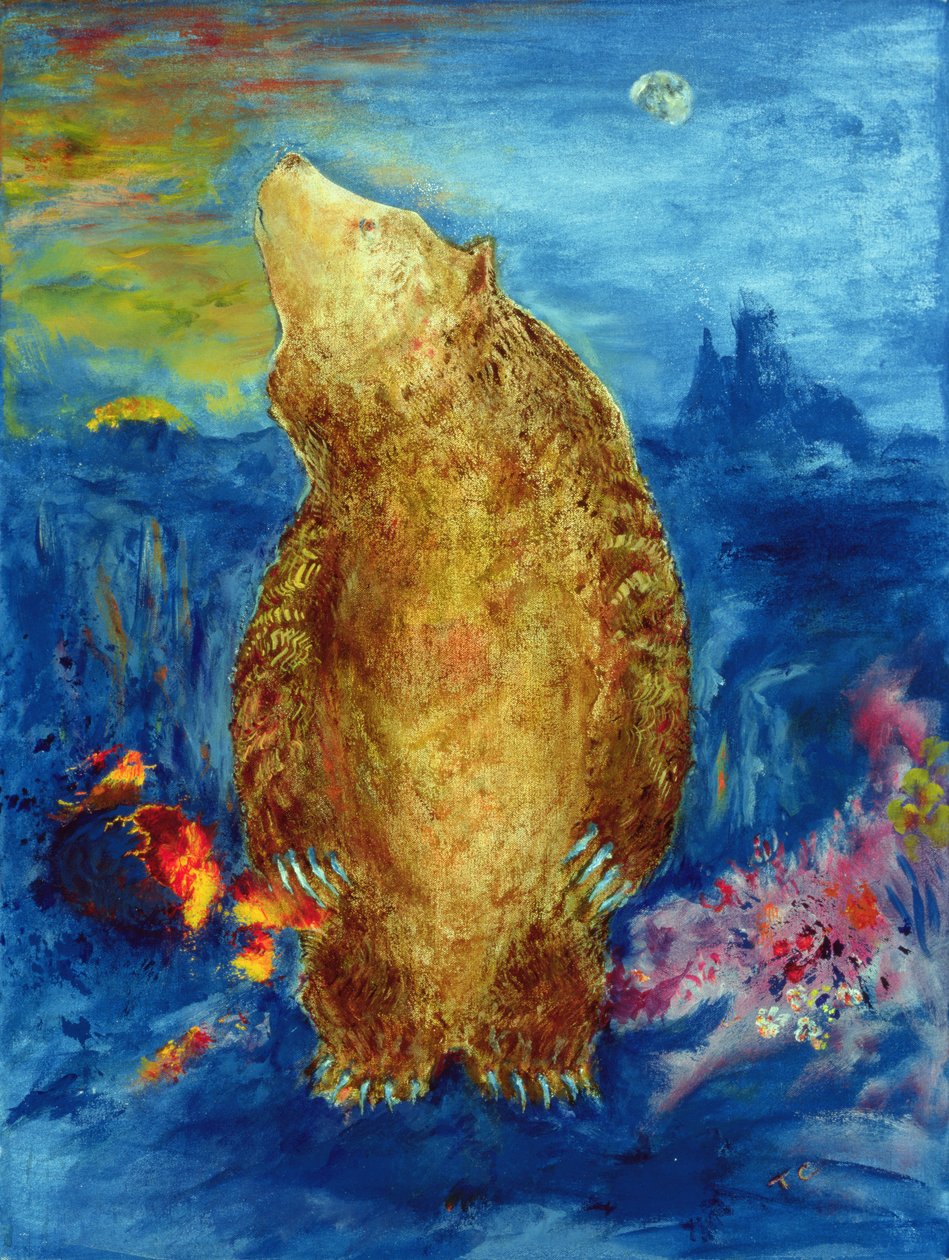 Dancing Bear Blue autorstwa Tom Cook