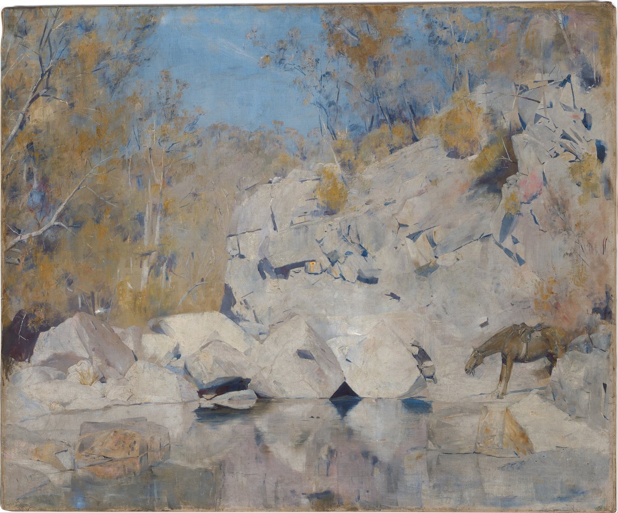 W rogu na Macintyre, 1895 autorstwa Tom Roberts