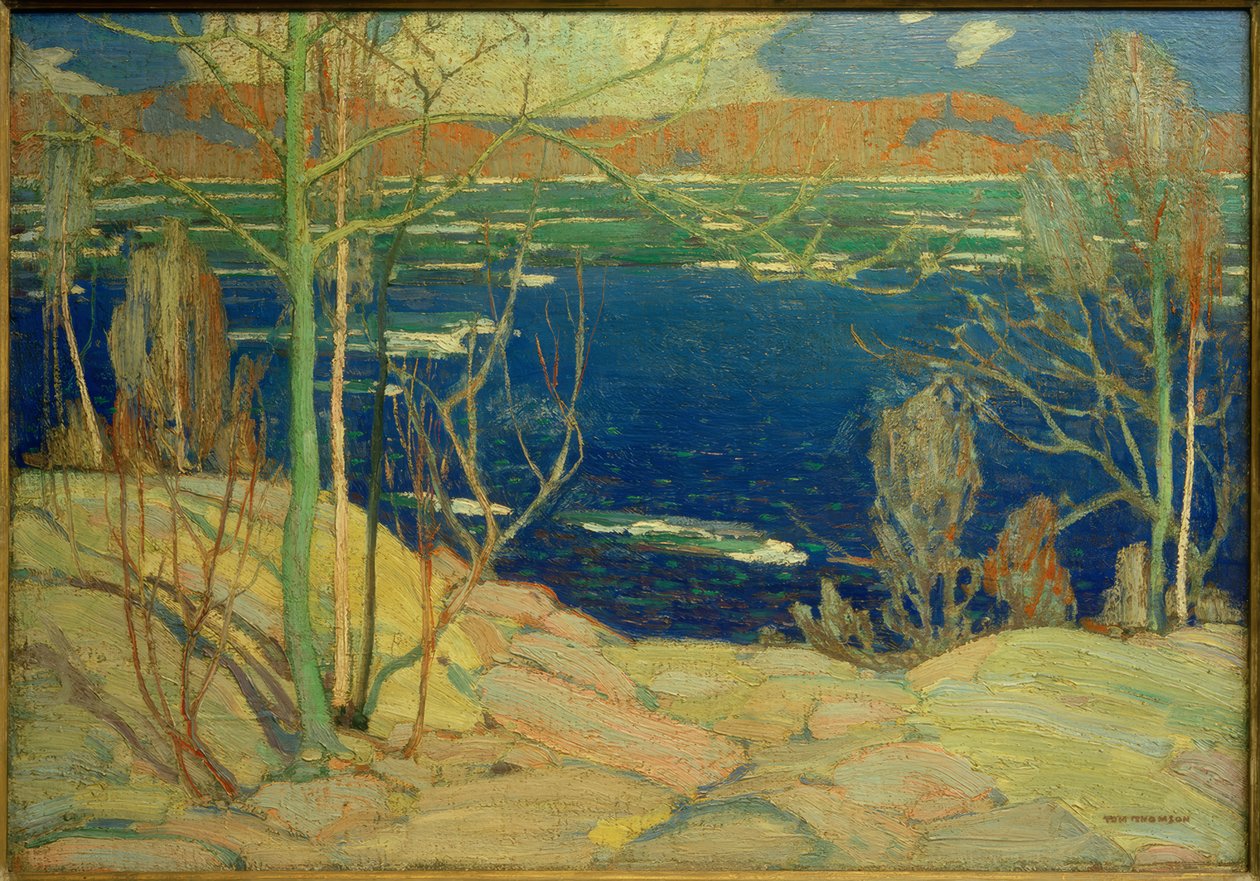 Wiosenny lód autorstwa Tom Thomson