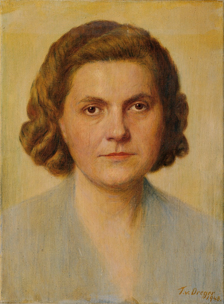 portret damy autorstwa Tom von Dreger
