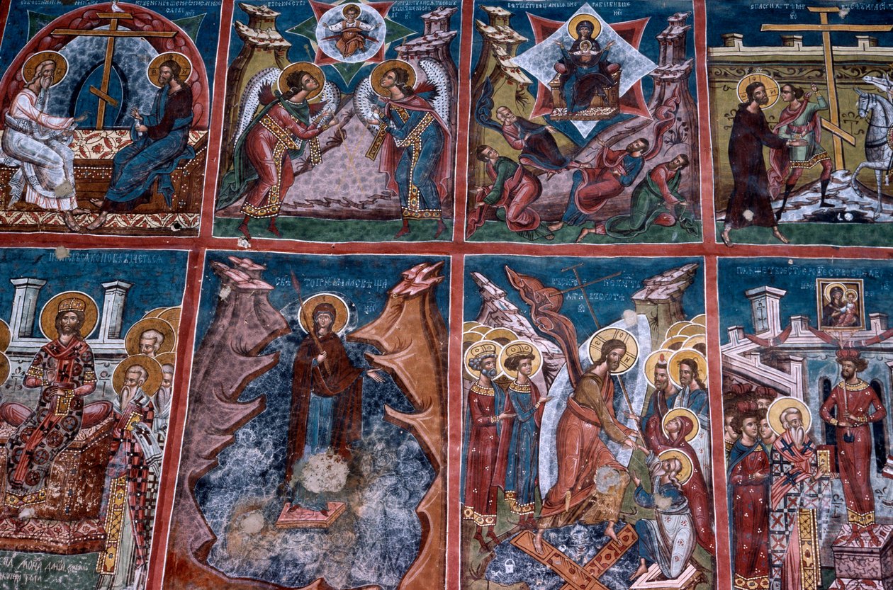 Klasztor Moldovita (fresk) autorstwa Toma de la Suceava