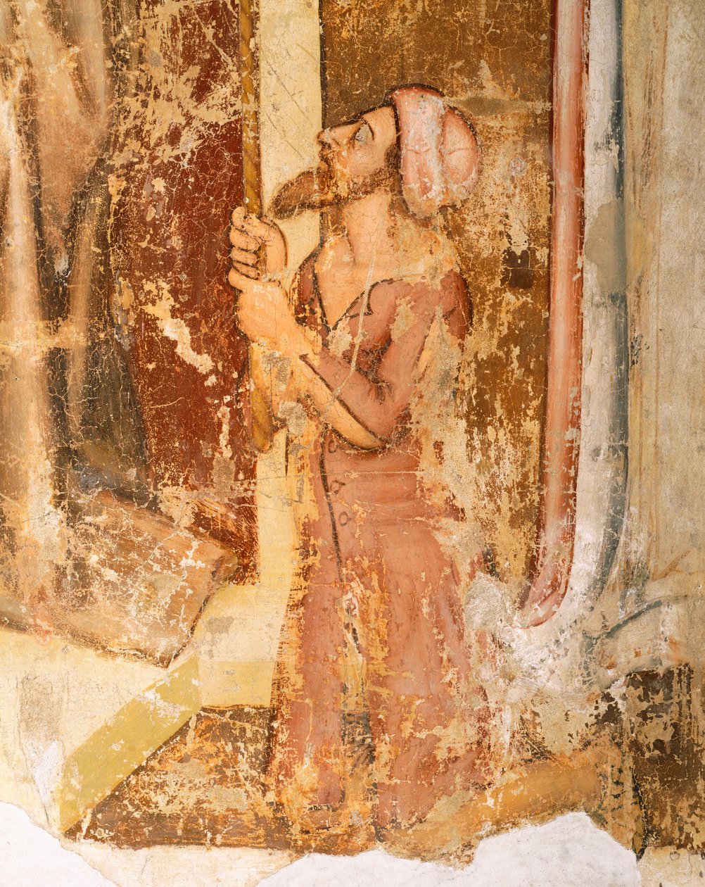 Wizerunek darczyńców, fragment ze św. Romualda, Tommaso da Modena (1326-1379), fresk, kościół San Nicolo, Treviso autorstwa Tomaso da (late 15th century) Modena