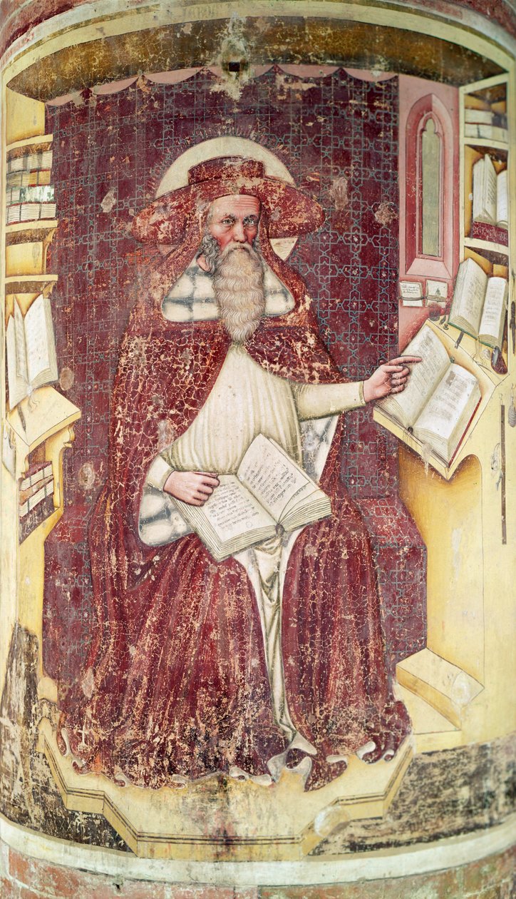 Św. Hieronim w swoim gabinecie autorstwa Tommaso da Modena Tommaso da Modena