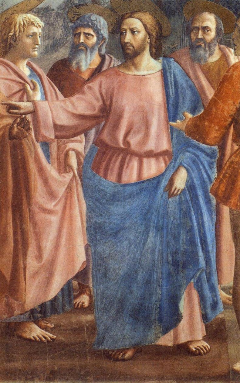 Pieniądze w hołdzie (szczegóły) autorstwa Giovanni di Ser Giovanni