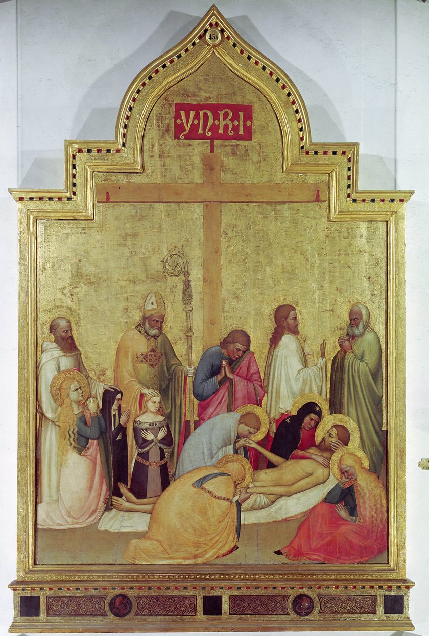 Pieta, ok.1365 (tempera na panelu) autorstwa Tommaso di Stefano Giottino