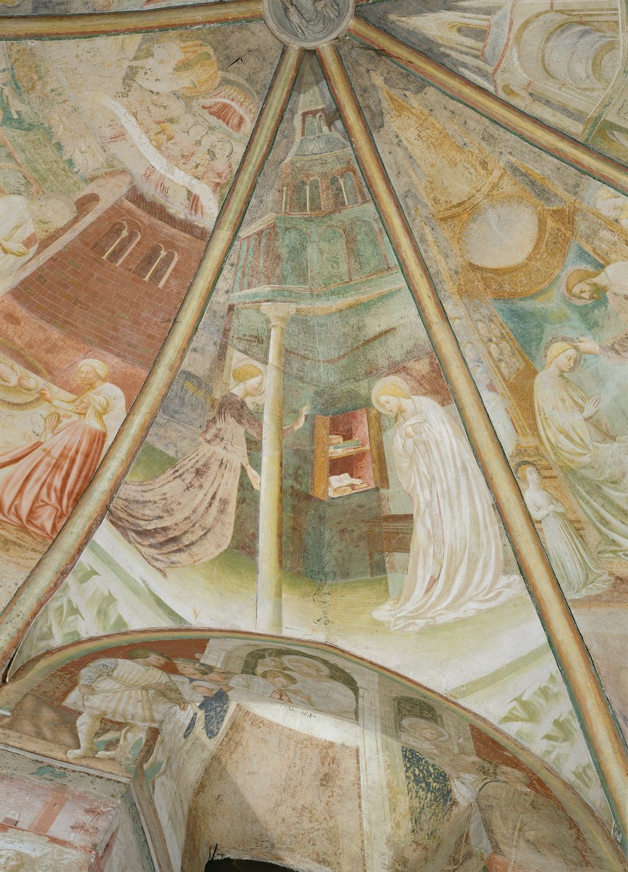 zwiastowanie autorstwa Tommaso Masolino da Panicale