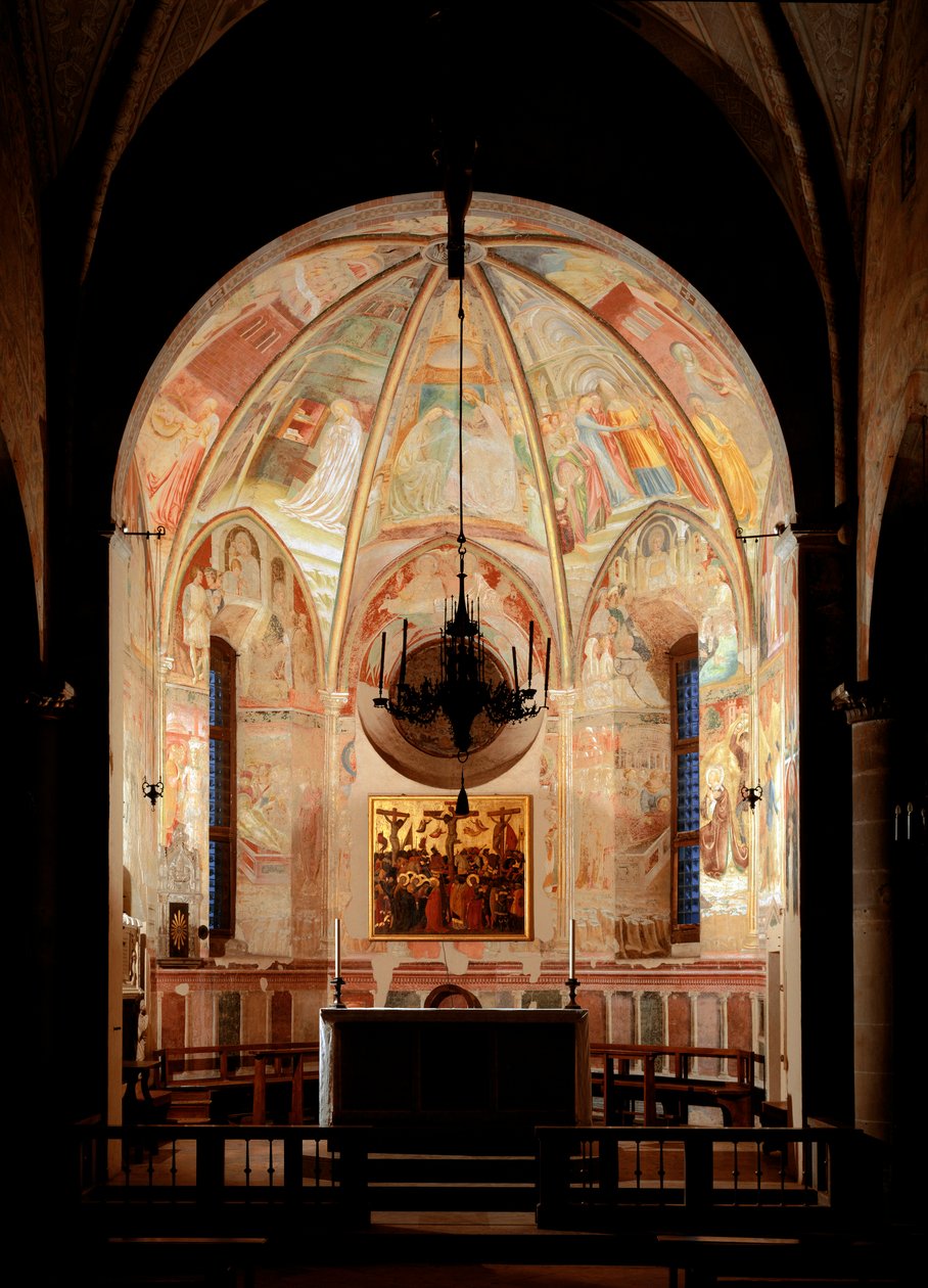 Życie Dziewicy - Fresco autorstwa Tommaso Masolino da Panicale