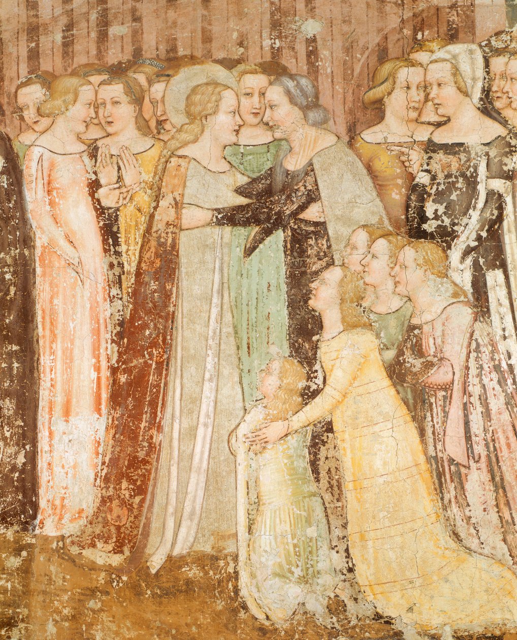 Pożegnanie (szczegół), fragment z Opowieści św. Urszuli autorstwa Tommaso da Modena