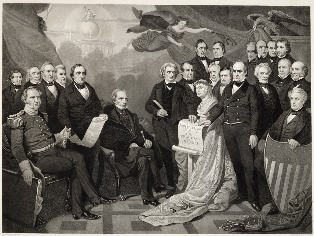 Unia, 1852 (rycina na papierze plecionym) autorstwa Tompkins Harrison after Matteson