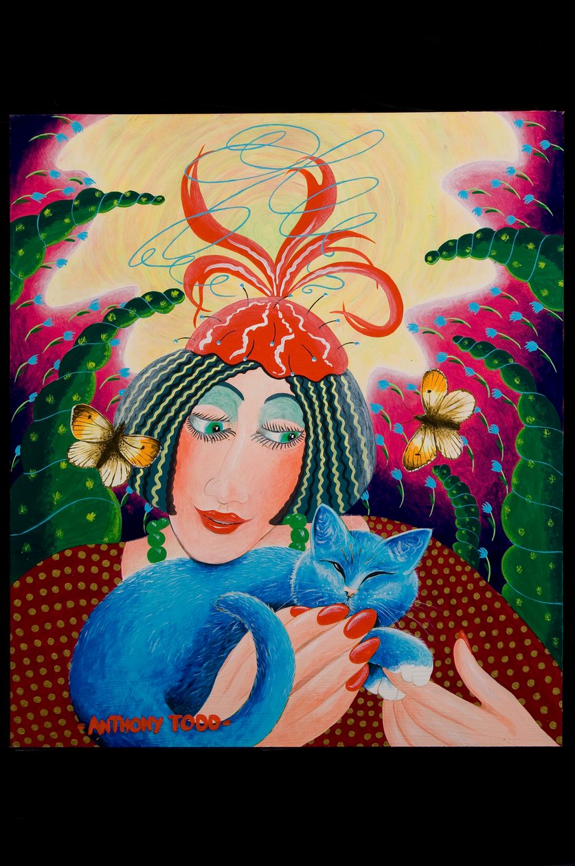 Penny and Bunty, 2010 (akryl na pokładzie) autorstwa Tony Todd