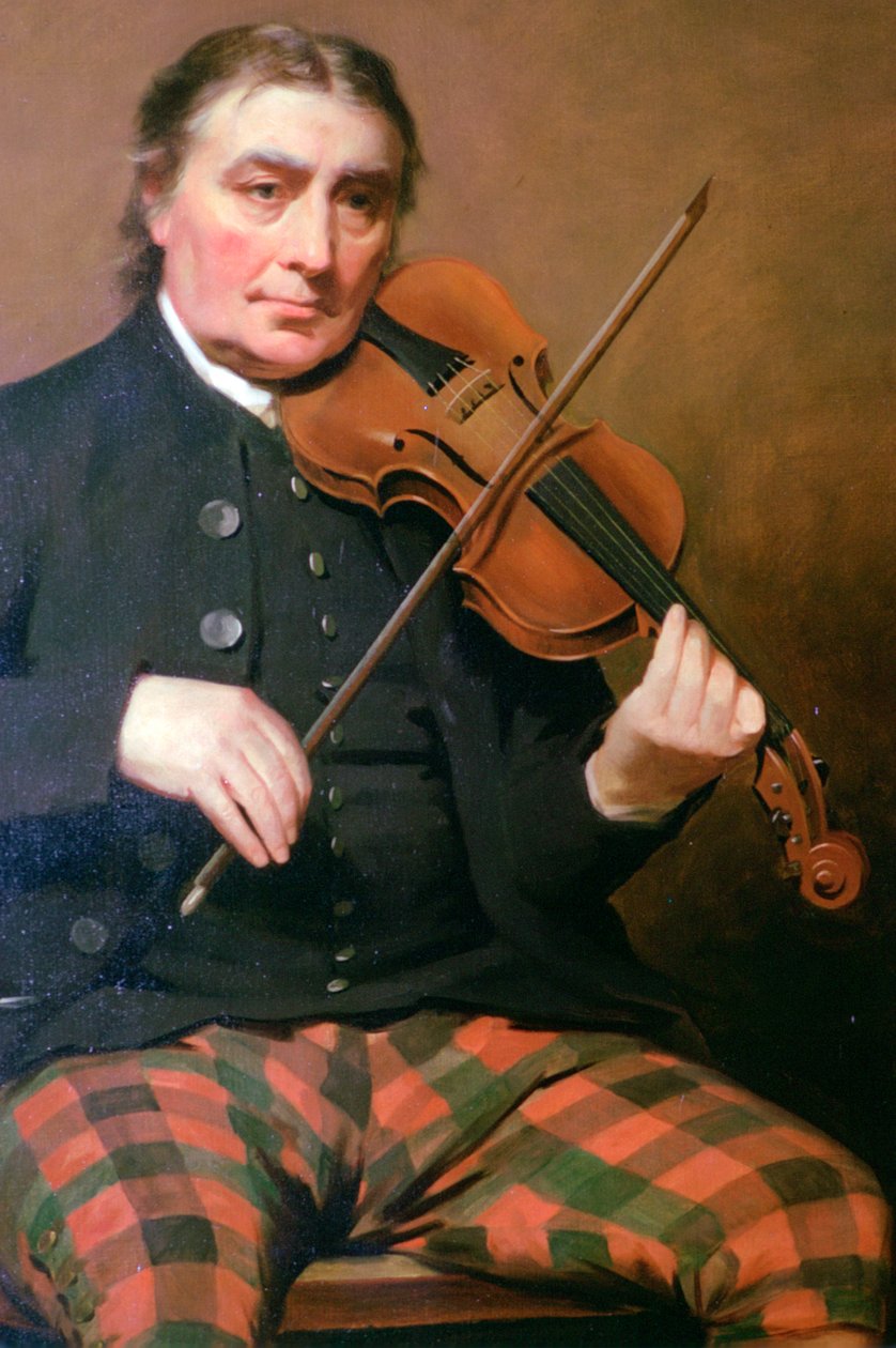 Portret Niela Gowa, zamek Blair, Blair Atholl, Perthshire, Szkocja. autorstwa Tony Evans