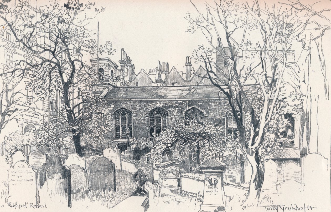 Kaplica Królewska, ok. 1902 autorstwa Tony Grubhofer