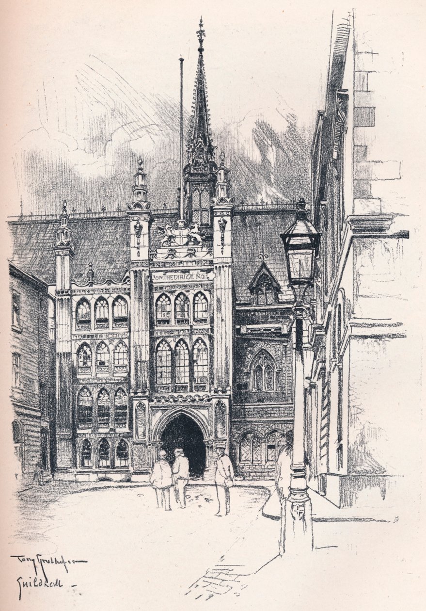 Guildhall, c1902 autorstwa Tony Grubhofer