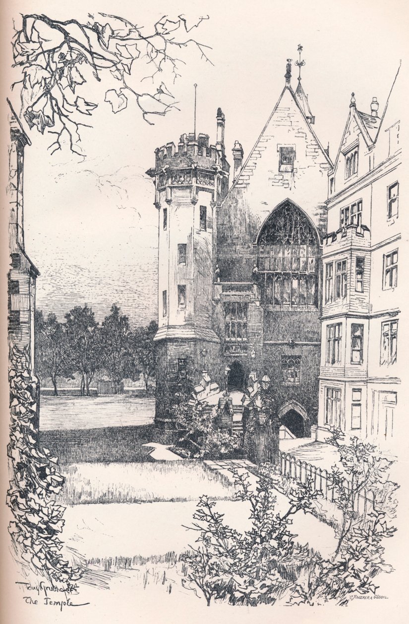 Świątynia, ok. 1902 r. autorstwa Tony Grubhofer