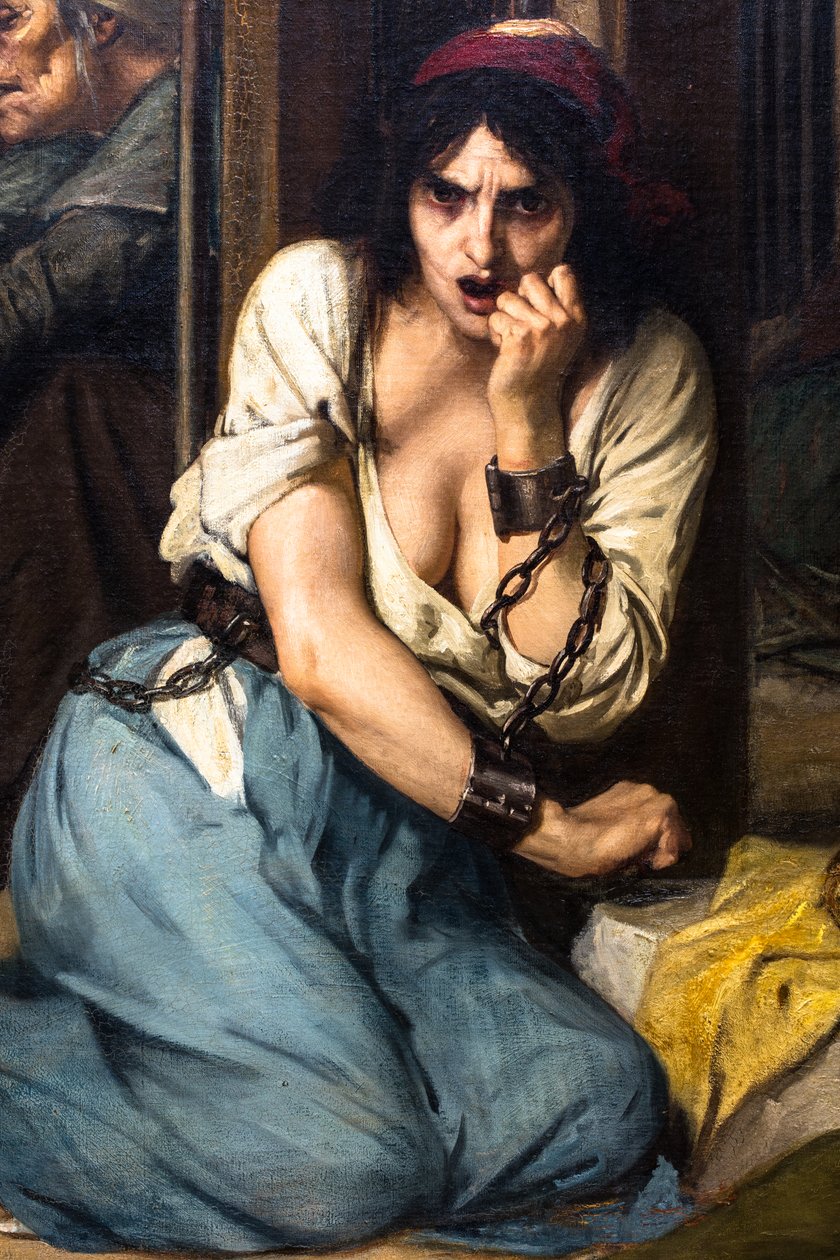 Doktor Pinel uwalniający obłąkanych w Salpêtrière w 1795 r. autorstwa Tony Robert-Fleury