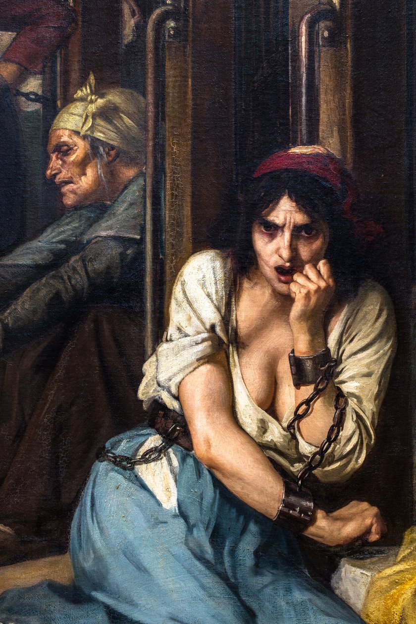 Doktor Pinel uwalniający obłąkanych w Salpêtrière w 1795 r. autorstwa Tony Robert-Fleury