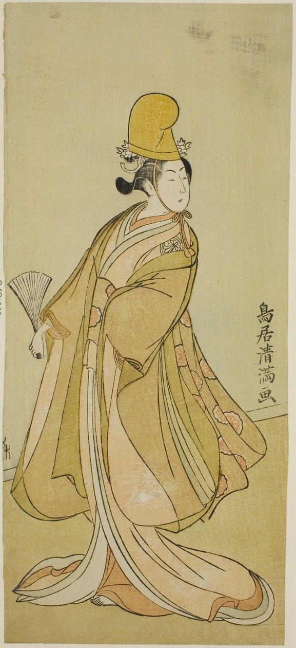 Aktor Segawa Kikunojo II autorstwa Torii Kiyomitsu I