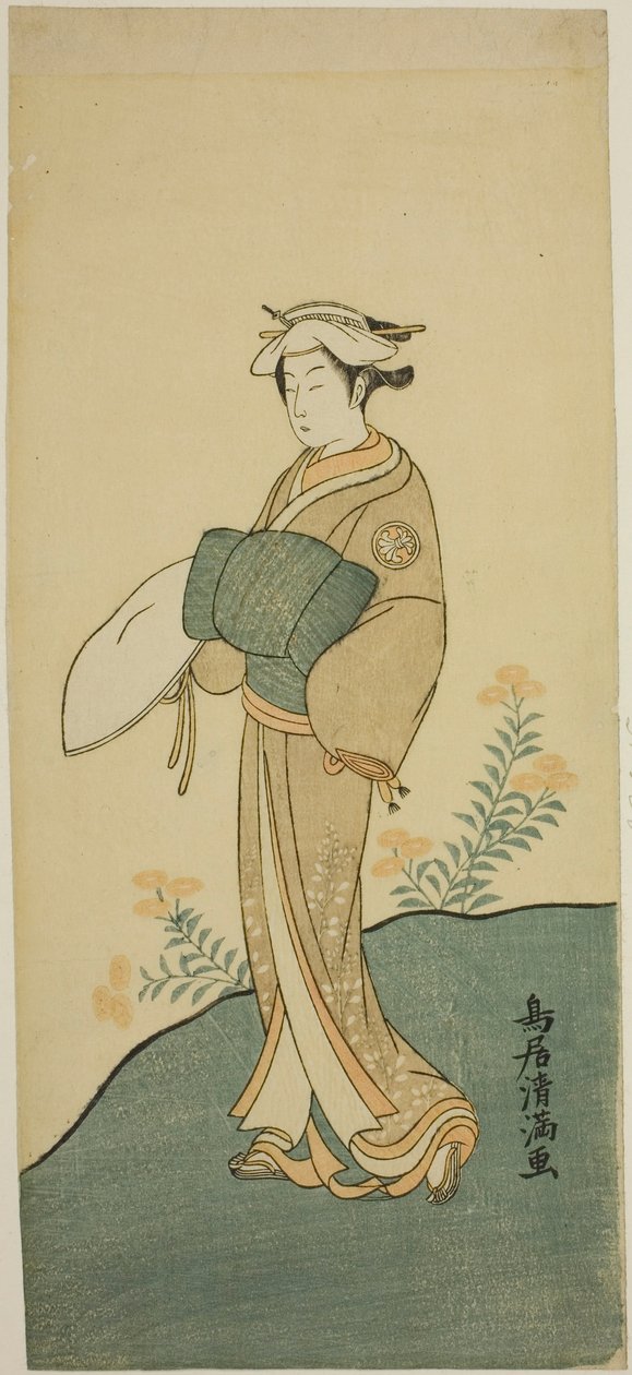 Aktor Segawa Kikunojo II autorstwa Torii Kiyomitsu I