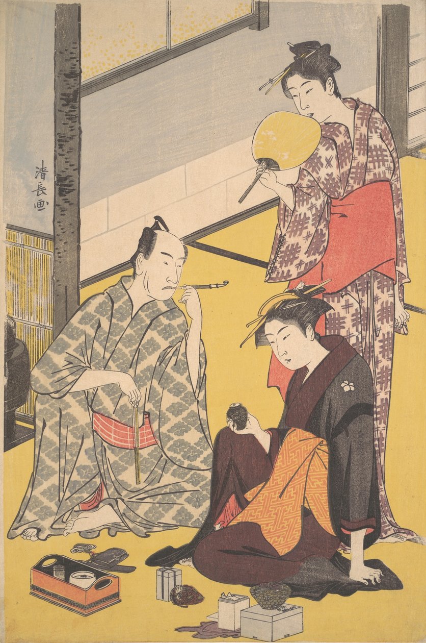 Te Kabuki ac i r Matsumoto w proszku biały lek V, co? 1783. autorstwa Torii Kiyonaga
