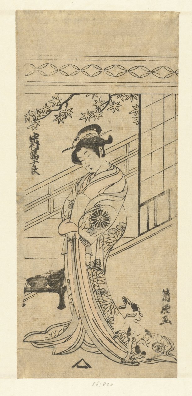Nakamura Tomiguro w vrouwenrol autorstwa Torii Kiyotsune