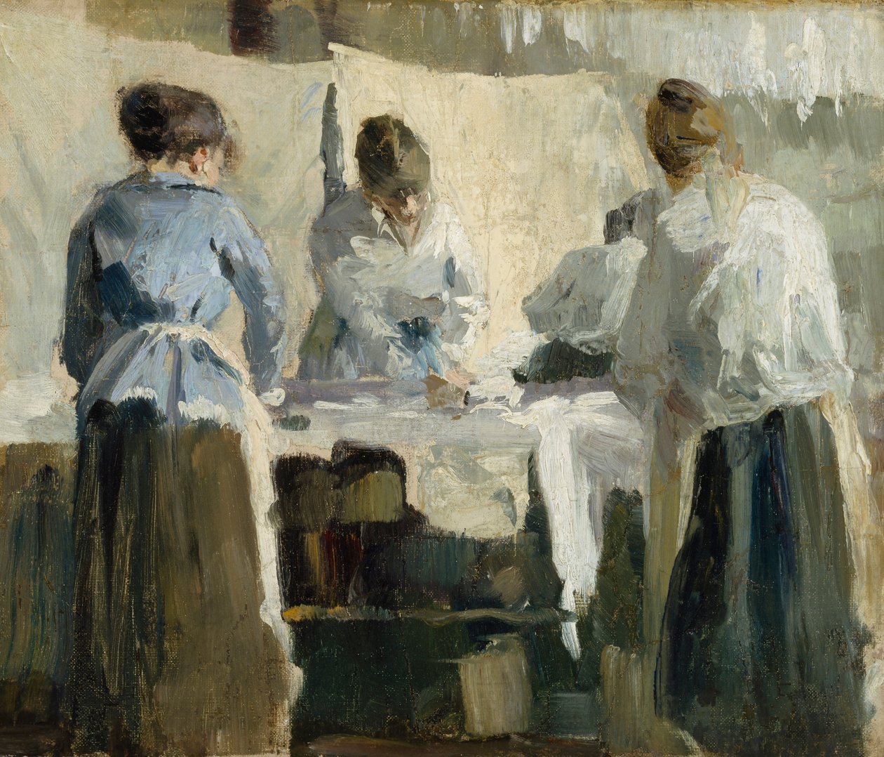 Prasowanie francuskich kobiet, 1889. autorstwa Torsten Wasastjerna