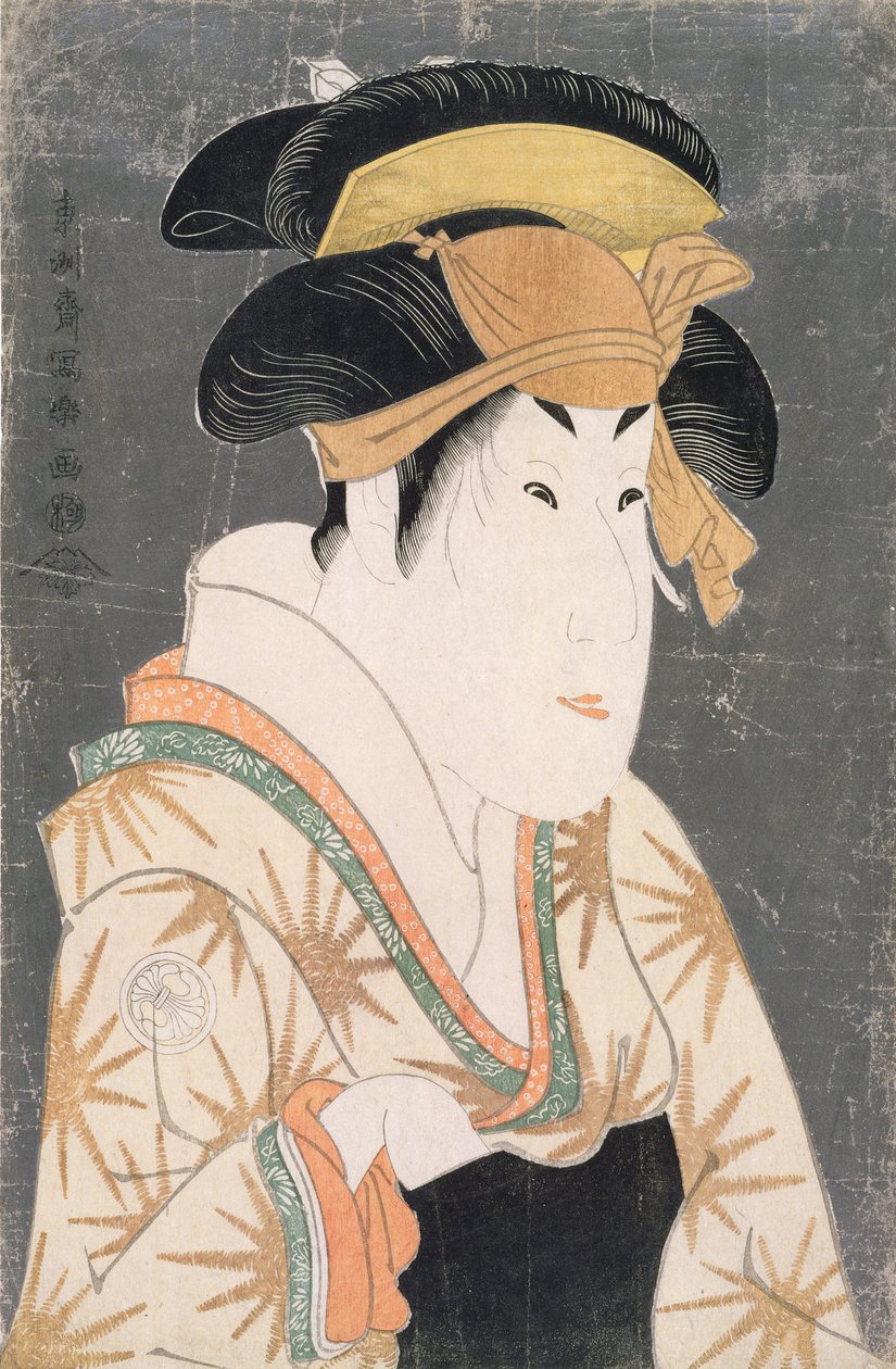 Segawa Kikunojo III (1751-1810) w roli Oshizu (drzewodruk) autorstwa Toshusai Sharaku